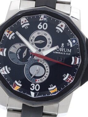 CORUM Admiral's Cup Male 48 01.0005 black Dial Automatic Men's Watch